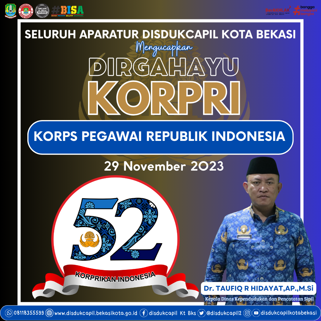 DIRGAHAYU KORPS PEGAWAI REPUBLIK INDONESIA